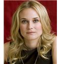 16 Inch Wavy Diane Kruger Lace Front Human Wigs