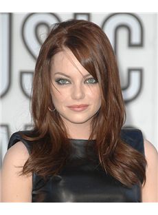 18 Inch Wavy Emma Stone Lace Front Human Wigs