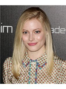 16 Inch Straight Gillian Jacobs Full Lace 100% Human Wigs