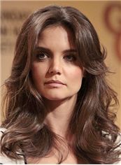 16 Inch Wavy Katie Holmes Lace Front Human Wigs