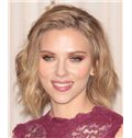 12 Inch Wavy Blonde Scarlett Johansson Full Lace 100% Human Wigs