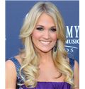 20 Inch Wavy Blonde Carrie Underwood Full Lace 100% Human Wigs