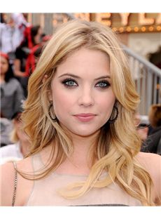 18 Inch Wavy Ashley Benson Lace Front Human Wigs
