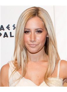 20 Inch Straight Blonde Ashley Tisdale Full Lace Wigs
