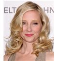 14 Inch Wavy Blonde Anne Heche Full Lace 100% Human Wigs