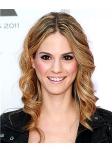 16 Inch Wavy Kelly Kruger Full Lace 100% Human Wigs