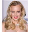 18 Inch Wavy Blonde Wendi McLendon-Covey Full Lace 100% Human Hair Wigs