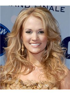 18 Inch Wavy Carrie Underwood Full Lace 100% Human Wigs