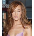 20 Inch Wavy Maggie Q Lace Front Human Wigs