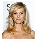 16 Inch Wavy Bonnie Somerville Human Hair Lace Front Wigs