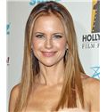 18 Inch Straight Kelly Preston Lace Front Human Wigs