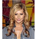18 Inch Wavy Blonde Ashley Tisdale Lace Front Human Wigs