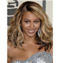 16 Inch Wavy Beyonce Lace Front Virgin Brazilian Hair Wigs