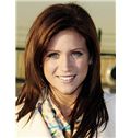 16 Inch Straight Brittany Snow Lace Front Human Wigs