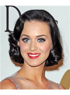 10 Inch Wavy Katy Perry Full Lace 100% Human Wigs