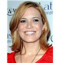 14 Inch Wavy Blonde Mandy Moore Lace Front Human Wigs