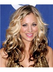 18 Inch Wavy Kaley Cuoco Lace Front 100% Human Wigs