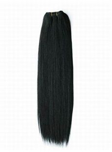 12'-30' Jet Black Girly Indian Remy Hair Weave 