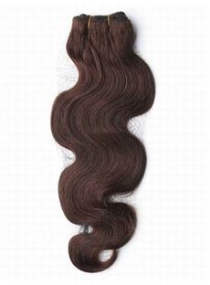 Popular 12'-30' Wavy Chocolate Brown Indian Remy Hair Weave