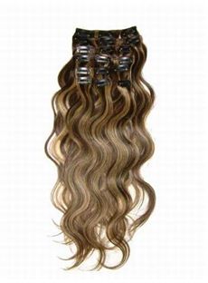 Dazzling 12'-30' Clip In Wavy Hair Extensions