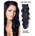 Sexy Natural Black Clip In Indian Remy Human Hair Extension