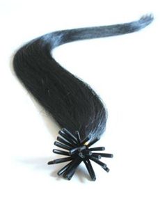 Popular 12'-30' Inch Jet Black I Tip Hair Extensions