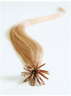 Quality Light Golden Brown 12'-30' U Tip Hair Extensions