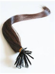 Good-Looking 12'-30' Darkest Brown Stick Tip Hair Extensions