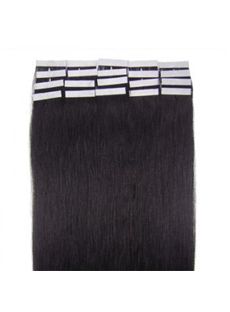 Flowing 12'-30' Pre Tape Hair Extentions Off Black 