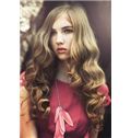 22 Inch Wavy Blonde Full Lace Human Hair