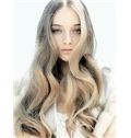 24 Inch Wavy Blonde Lace Front Human Hair