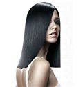 16 Inch Straight Black Lace Front Human Hair