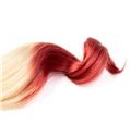 20 Inch Wavy Capless Blonde Indian Remy Hair Ombre Wigs