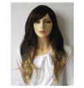 22 Inch Wavy Lace Front Blonde Top Quality High Heated Fiber Ombre Wigs