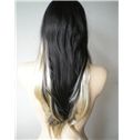 22 Inch Straight Lace Front Blonde Top Quality High Heated Fiber Ombre Wigs