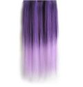 18 Inches Straight Deep Purple to Thistle Synthetic Ombre Hair Extensions