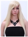 22 Inch Blonde Straight Capless Indian Remy Hair Wigs