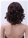 14 Inch Black Wavy Capless Indian Remy Hair African American Lace Wigs