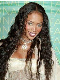 (Fast Shipping) Long 24 Inch Wavy Sepia African American Lace Wigs for Women