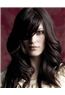 (Fast Shipping) Pretty Lace Front Long Wavy Black Real Human Hair Wig