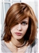 14 Inches Capless Brown Indian Remy Hair Medium Wigs