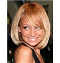 14 Inches Capless Blonde Indian Remy Hair Wigs