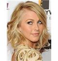 16 Inches Lace Front Blonde Indian Remy Hair Wigs