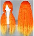 22 Inch Capless Kinky Mixed Color Long Synthetic Wigs