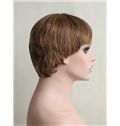 Fashion8 Inch Capless Indian Remy Hair Short Wigs