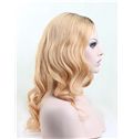 18 Inch Lace Front Indian Remy Hair Medium Wigs