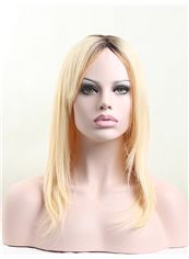 18 Inch Full Lace 100% Indian Remy Hair Medium Wigs