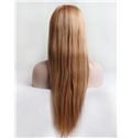 24 Inch Full Lace 100% Indian Remy Hair Long Wigs