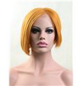 10 Inch Lace Front Top Quality High Heated Fiber Short Wigs