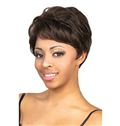 8 Inch Capless Wavy Brown Synthetic Hair Short Wigs